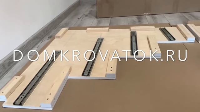 Сборка лестницы-комода и кровати Чердак смотреть онлайн