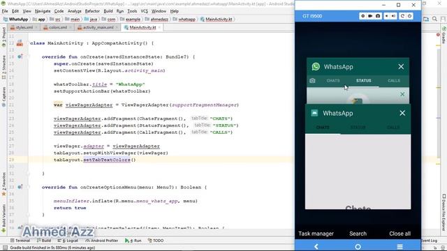 Material Design - 10 - Begin with WhatsApp part - 8 смотреть онлайн