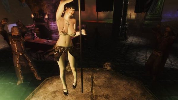 SKYRIM SEXY POLE DANCE with HDT