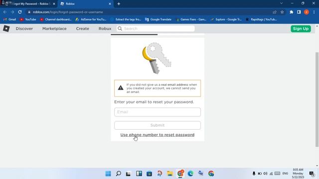 How To Reset Roblox Password