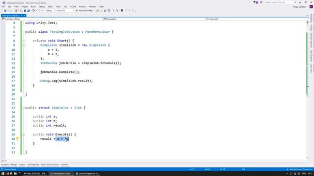 How to get Output from the Unity Job System смотреть онлайн