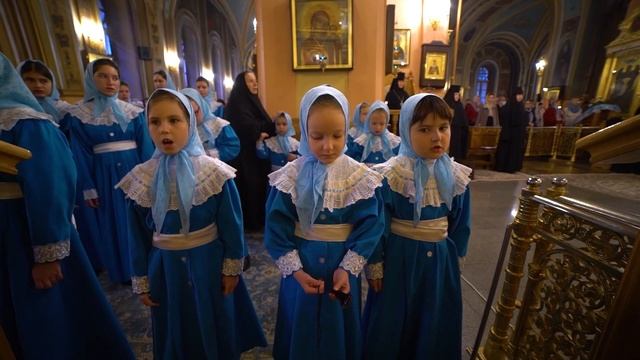 Литургия в праздник Рождества Пресвятой Богородицы в Покровском женском монастыре смотреть онлайн