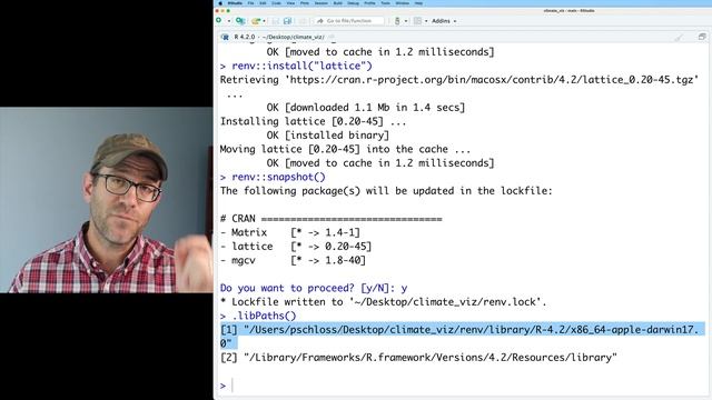 Using renv to track the version of your packages in R (CC229) смотреть онлайн
