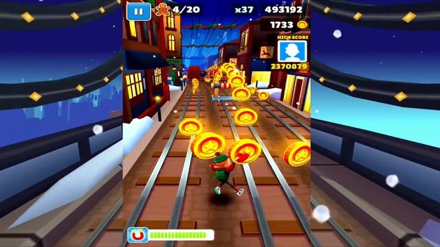 Subway Surfers-Новогодний ЛОНДОН-Новый герой Jamie-ОБНОВЛЕНИЕ на Рождество! смотреть онлайн