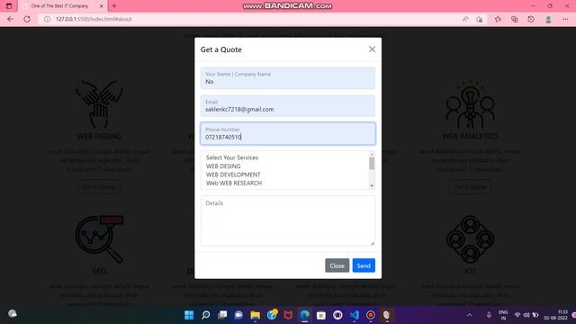 Bootstrap Website смотреть онлайн