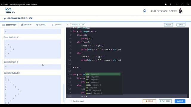Python programming | Loops | Coding Practice - 10F | NXTWAVE смотреть онлайн