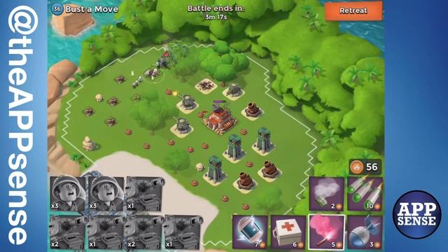 Bust a Move (36) Single Player Island - Boom Beach Walkthrough смотреть онлайн