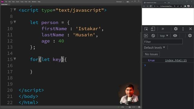 Objects in JavaScript Tutorial in हिंदी /اردو - Class - 36 смотреть онлайн