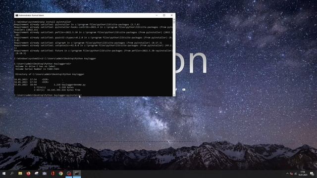 PYTHON DA .PY UZANTILI PROJEYİ .EXE YAPMAK! смотреть онлайн