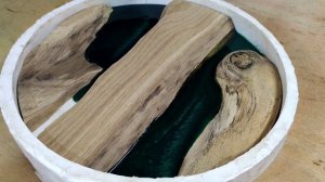 Силиконовая форма для заливки часов из дерева и эпоксидной смолы