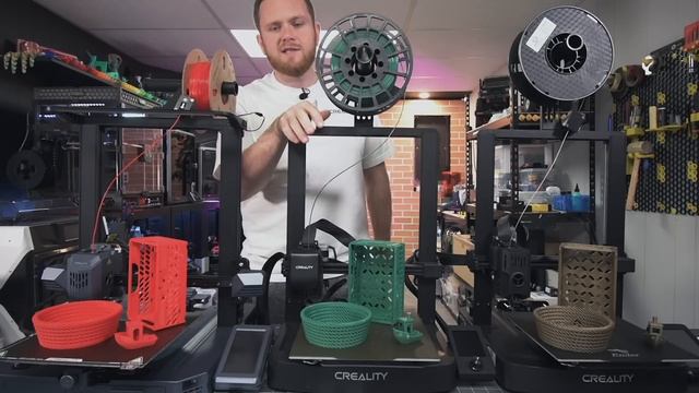 Creality Ender 3 V3 SE vs Ender 3 V3 KE vs CR10 SE смотреть онлайн