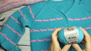 Мои процессы. Кардиган для девочки на рост 120 см.