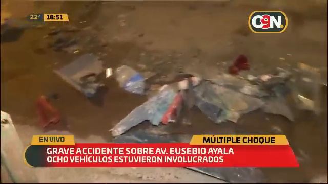 Grave accidente sobre Eusebio Ayala смотреть онлайн