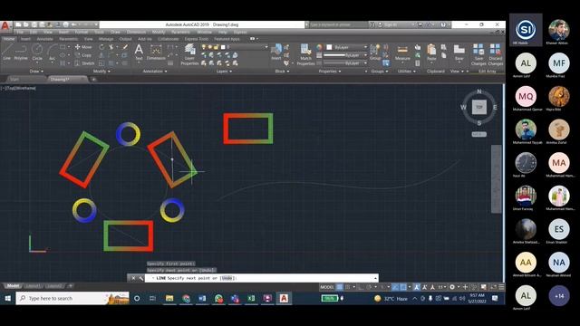 Engineering Drawing Lab6c on modifying commands in AutoCAD | Create a Decora Receptacle in Visio смотреть онлайн