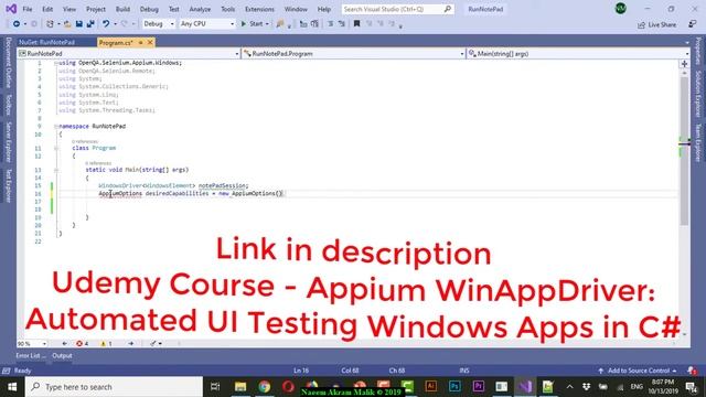 WinAppDriver C# .Net Begginers Tutorial: Notepad Automation with Appium 4 & WinAppDriver смотреть онлайн