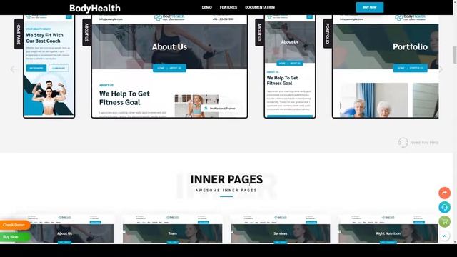 BodyHealth Fitness and Workout WordPress Theme crossfit gym смотреть онлайн