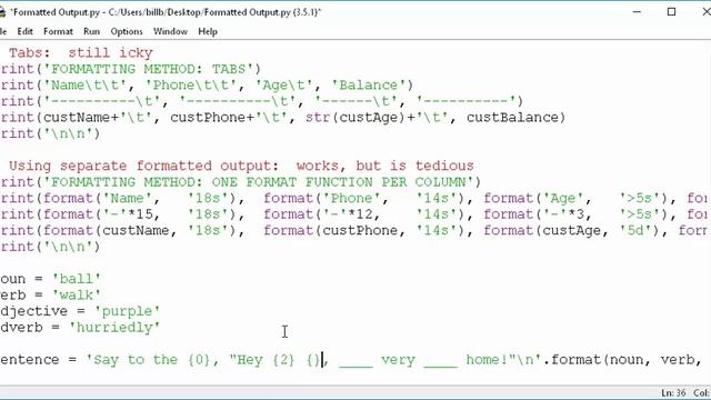 Python-4s Supplemental: Using the String Format Method смотреть онлайн