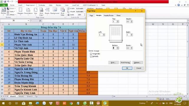 BÀI 7: TRÌNH BÀY VÀ IN TRANG TÍNH | Tin học 7 (Excel) смотреть онлайн