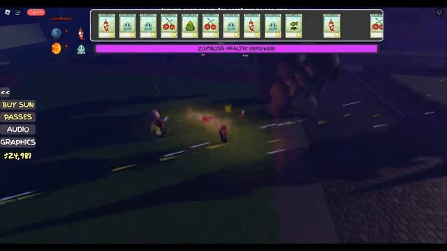 Plants Vs Zombies Defense Tycoon [Defeating New Zomboss] {Roblox} смотреть онлайн