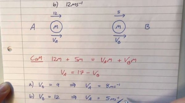 Mm 012 Collisions in one Dimension (part 1)