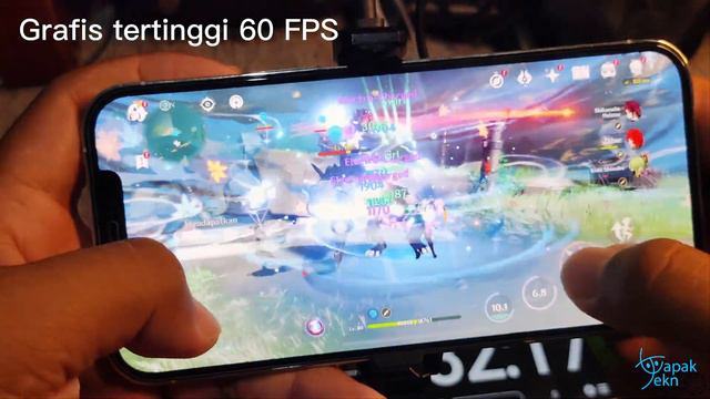 MAIN GAME GENSHIN IMPACT DI IPHONE 12 PRO MAX DENGAN FANCOOLER X9 #genshinimpact смотреть онлайн
