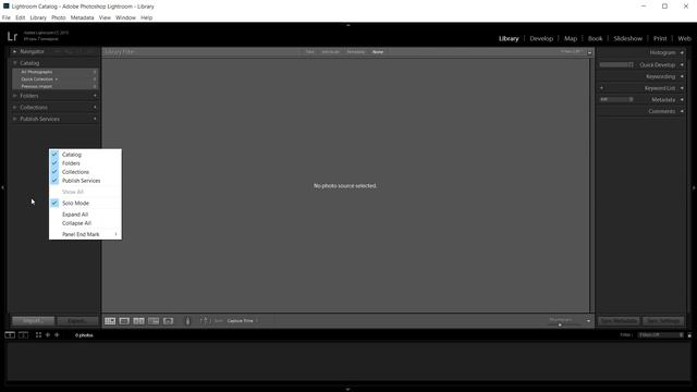 Уроки Lightroom. Урок 2. ИНТЕРФЕЙС модуля LIBRARY программы Adobe LIGHTROOM.