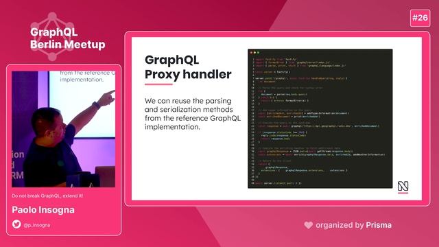 Paolo Insogna - Do not break GraphQL, extend it! - GraphQL Berlin Meetup #26 смотреть онлайн