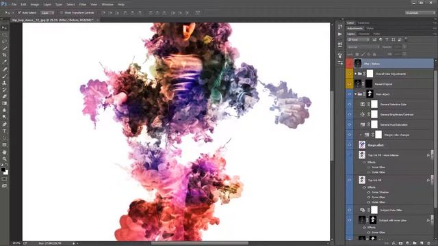 Ink In Water V.1 Photoshop Action Video Tutorial | SmartestMind Photoshop Actions Sharp Designer смотреть онлайн