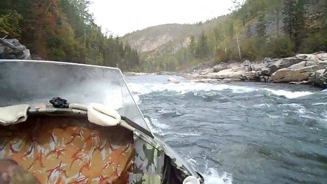 По диким рекам Тувы на аэролодках. Часть 3. Пиранья-2 смотреть онлайн