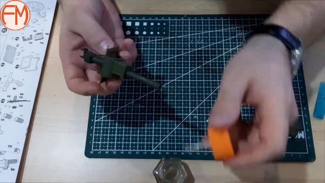 Сборка КВ-2 часть 3 звезда 1 35 сборная модель танка смотреть онлайн
