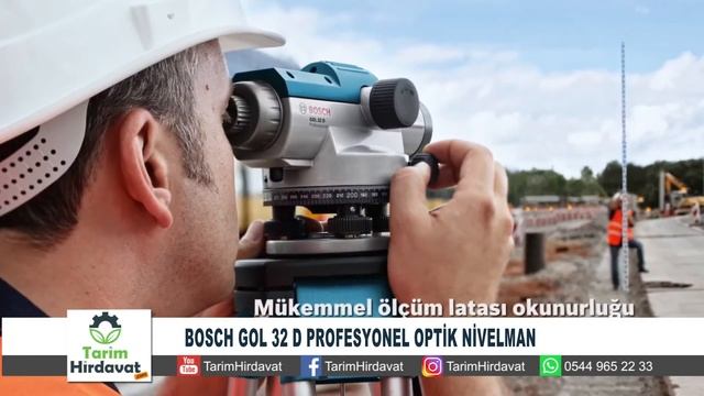 BOSCH GOL 32 D PROFESYONEL OPTİK NİVELMAN смотреть онлайн