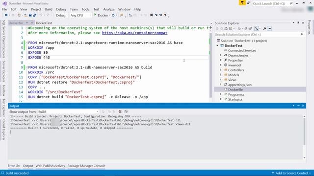 Docker Hub and Azure | How to Deploy ASP.Net App in Docker смотреть онлайн