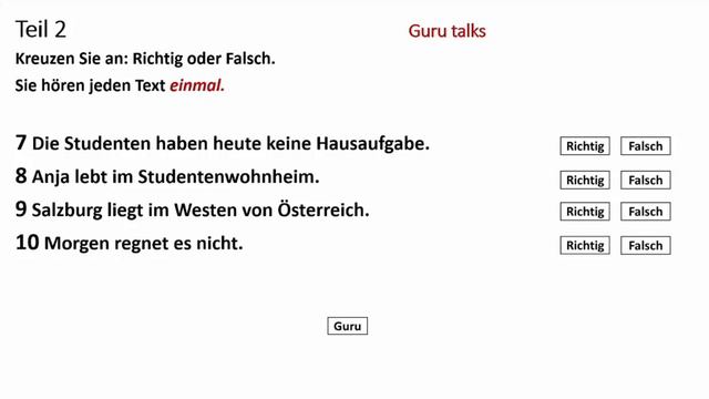 Start Deutsch A1 Hören Modelltest mit Lösungen am Ende || Vid - 180 смотреть онлайн