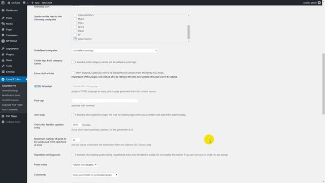 Self-populated tube/video site on WordPress смотреть онлайн