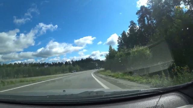 Трассы Урала.Дорога из Таватуя мимо Березовского,верхней Пышмы,Екатеринбурга.ЕКАД.Уральские пейзажи смотреть онлайн