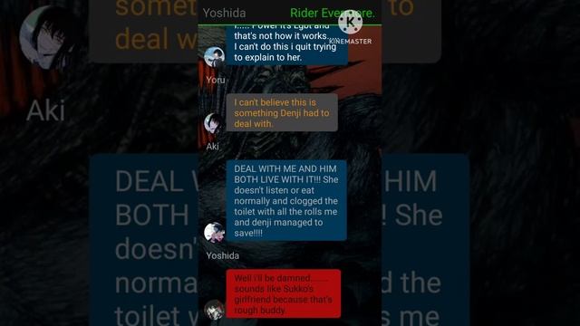 Denji As Sung Jin Woo || CSM X Solo Leveling. || Reaction Texting Story.