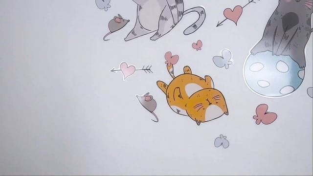 Наклейка оформительская / Три котенка смотреть онлайн