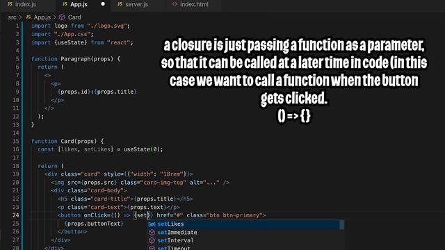 How to use state in React - Web Front-end Development | Lesson 45 (Free Coding Bootcamp) смотреть онлайн