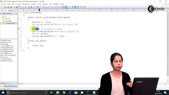Return in Java Programming Language - Jump Statement - Java Programming Tutorial смотреть онлайн