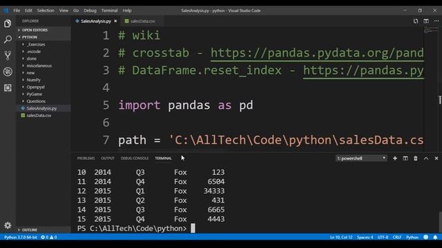 Run Python Script From SQL Server - Pandas Example смотреть онлайн