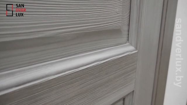 Обзор межкомнатной двери из сосны М17 брашированные , Поставский мебельный центр - Sandverlux.by смотреть онлайн