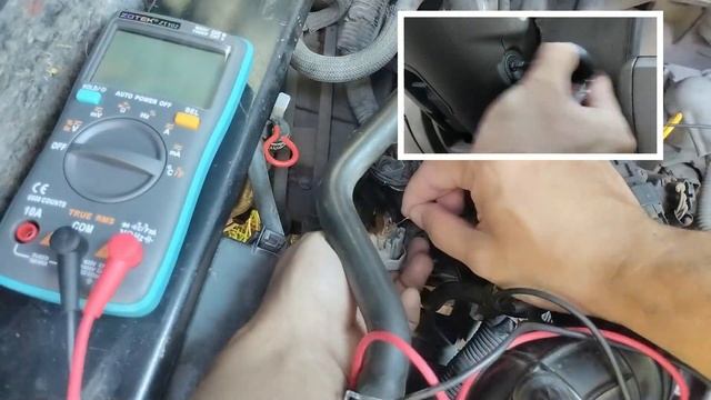 IAC Valve Resistance Testing Using Ohmmeter