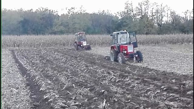 ВСПАШКА ТРАКТОРАМИ Т-30 и Т-25