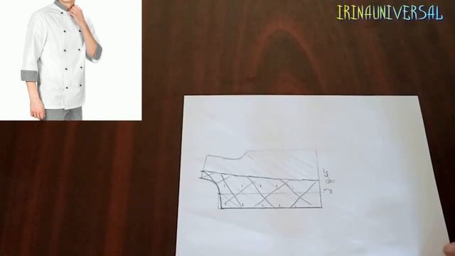 Как покроить и смоделировать, Поварской китель, на базе мужской рубашки! смотреть онлайн