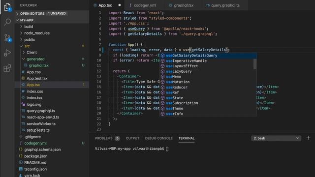 GraphQL Code Generator : 3. Use graphql-codegen VS Code extension смотреть онлайн