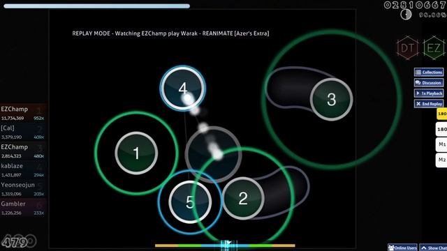 Reanimate [Azer's Extra] EZDT FC (First with DT) [My Best Finger Control Score] смотреть онлайн