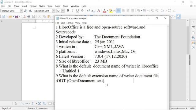 #1 Libre office Introductions|GIITM смотреть онлайн