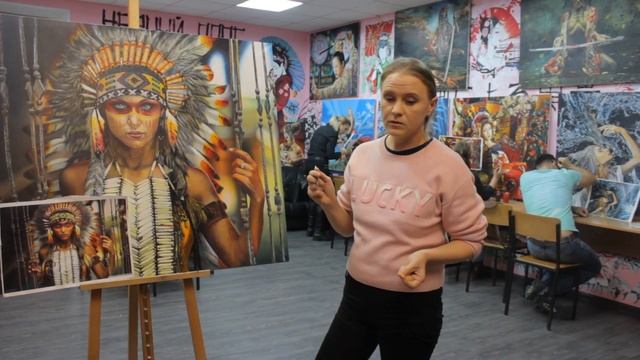 Отзыв Марины о школе рисования и росписи стен Арона Оноре смотреть онлайн