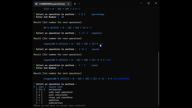 CLI Calculator using TypeScript (Demo) смотреть онлайн