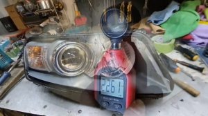 Audi A6. Замена биксеноновых линз на BI-LED Aozoom A6+ Orion. Мощный свет.